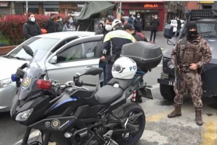 Okmeydanı'nda denetim! Polis giriş-&ccedil;ıkışları kapattı