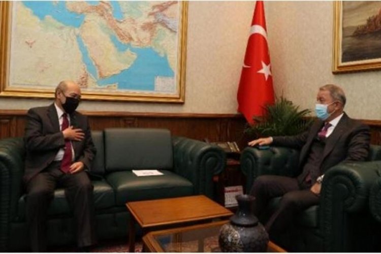 Bakan Akar, Moğolistan B&uuml;y&uuml;kel&ccedil;isi ile g&ouml;r&uuml;şt&uuml;