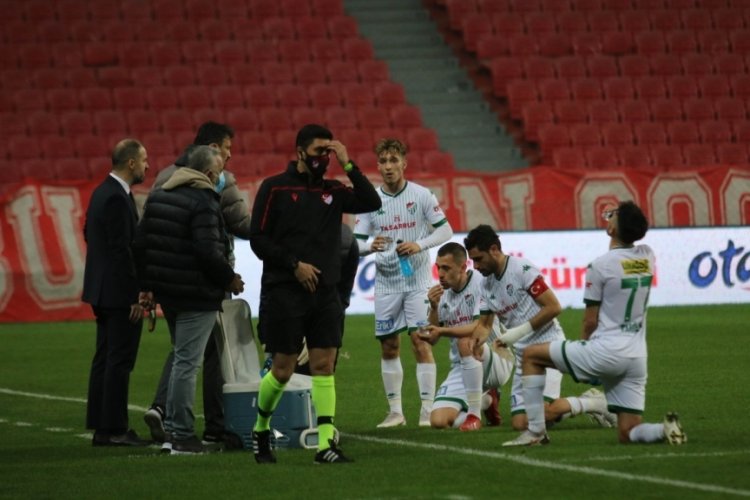 Samsunspor-Bursaspor maçında iftar arası