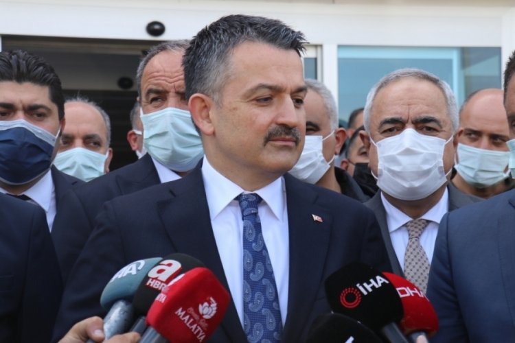 Tarım ve Orman Bakanı Pakdemirli: "Toplam 40 bin ton patates ve 10 bin ton kuru soğan dağıttık"