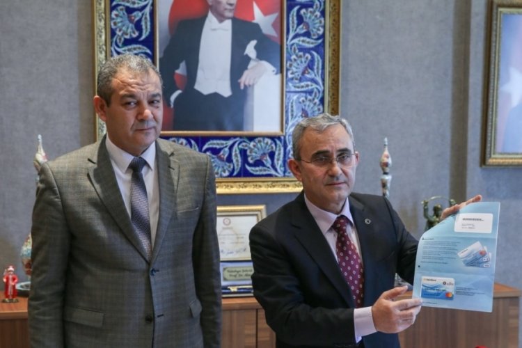K&uuml;tahya'da esnafa Bereket Kart desteği