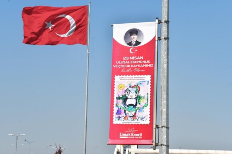 Limak Enerji Bursa'da &ccedil;ocukların resimlerini sergiledi