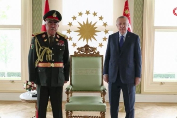 Cumhurbaşkanı Erdoğan, Afganistan'ın eski Cumhurbaşkanı Yardımcısı Mareşal Dostum'u kabul etti