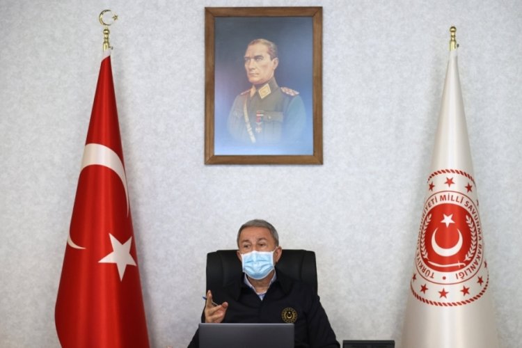 Bakan Akar'dan operasyona ilişkin a&ccedil;ıklama
