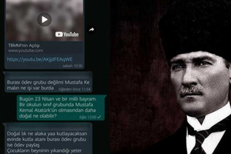 Okulun WhatsApp grubunda tepki &ccedil;eken s&ouml;zler: G&ouml;zaltına alındı