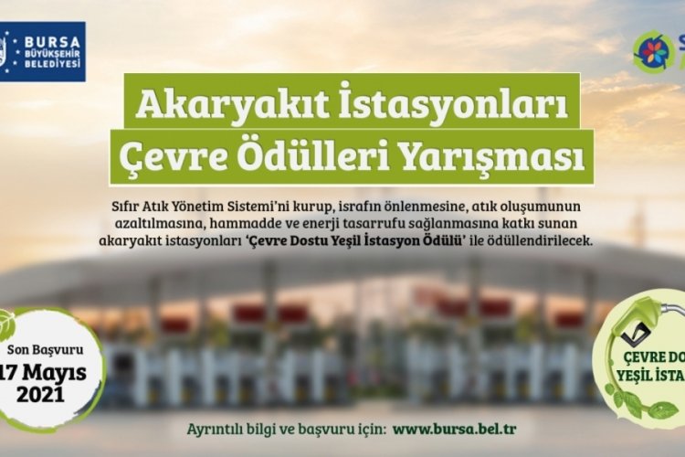 Bursa'da akaryakıt istasyonları &ccedil;evre i&ccedil;in yarışıyor