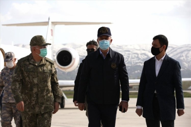 Bakan Akar a&ccedil;ıkladı: 31 ter&ouml;rist etkisiz hale getirildi