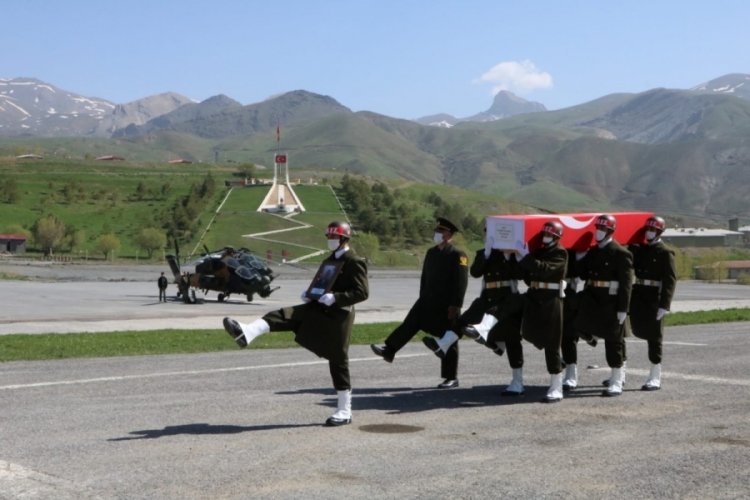 Şehit veteriner uzman onbaşı, t&ouml;renle memleketine uğurlandı