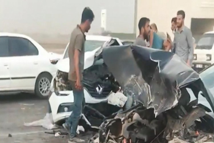 Şanlıurfa'da zincirleme kaza: 1 kişi öldü