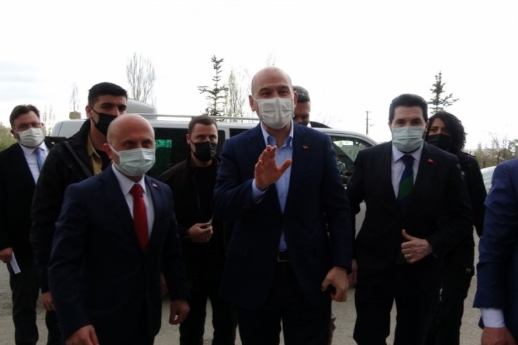 İçişleri Bakanı Süleyman Soylu, Ağrı'da incelemelerde bulundu