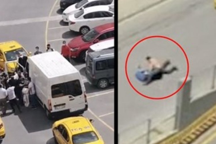 Yol verme kavgasında "muşta" ile d&ouml;v&uuml;ld&uuml;