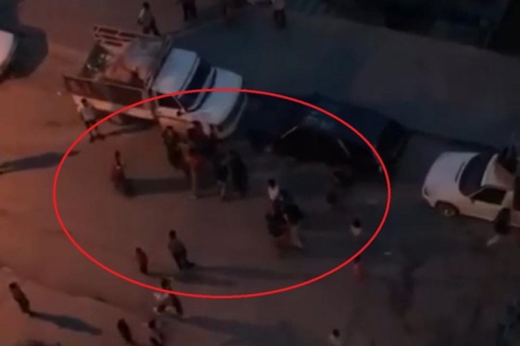 Kağıt toplayıcılarının kavgası kameralara yansıdı