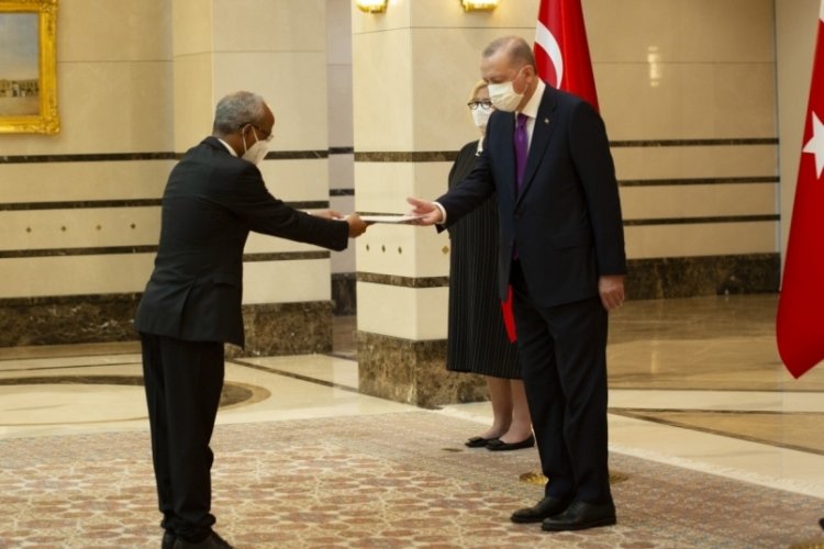 Cumhurbaşkanı Erdoğan, Etiyopya Büyükelçisini kabul etti