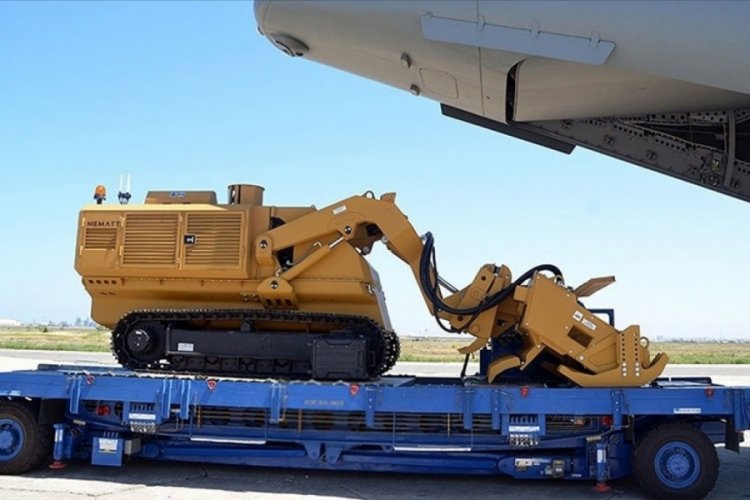 Azerbaycan'a 5 uzaktan kumandalı mayın temizleme aracı MEMATT daha teslim edildi