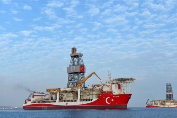Kanuni Sondaj Gemisi ilk g&ouml;revi i&ccedil;in Karadeniz'e a&ccedil;ıldı