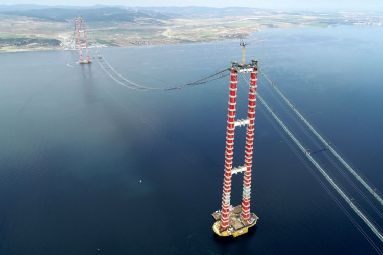 1915 &Ccedil;anakkale K&ouml;pr&uuml;s&uuml;'nde ana halatlar tamamlanıyor