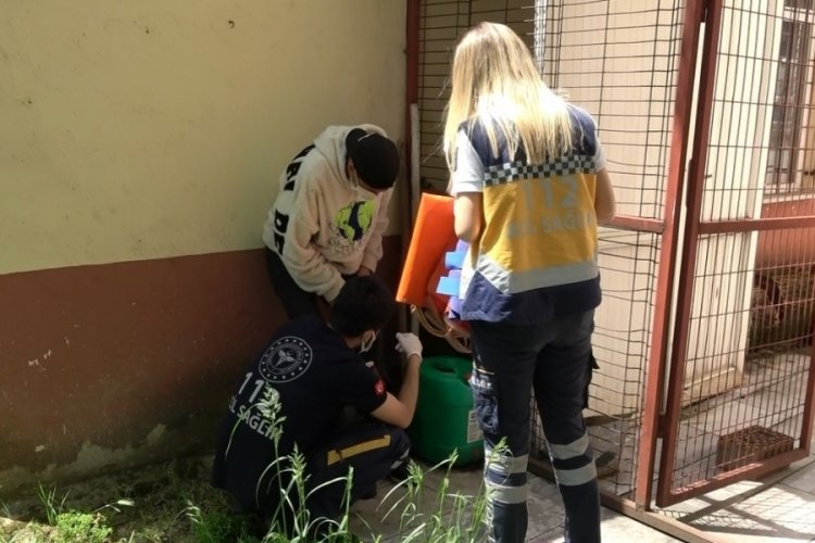 Kısıtlamayı ihlal etti, polisten ka&ccedil;arken bacağını kırdı