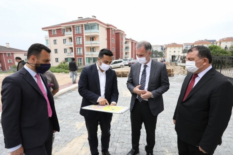Bursa İneg&ouml;l Yeni Mahalle sokakları sil baştan yenileniyor