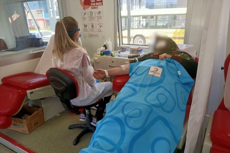 T&uuml;rk Kızılay Bursa Şubesi'nden kan bağışı &ccedil;ağrısı