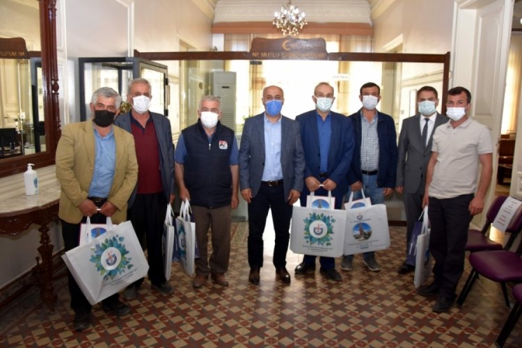 Bursa Yenişehir'de üreticinin yüzü gülüyor
