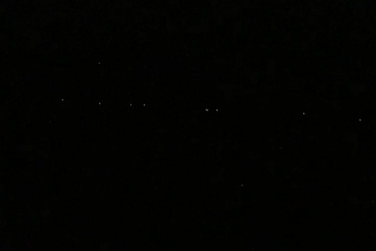 Starlink uyduları Sivas semalarında g&ouml;r&uuml;nt&uuml;lendi
