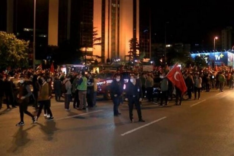İstanbul'da İsrail protestosu
