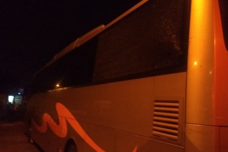 Samsunspor otob&uuml;s&uuml;ne taşlı saldırı