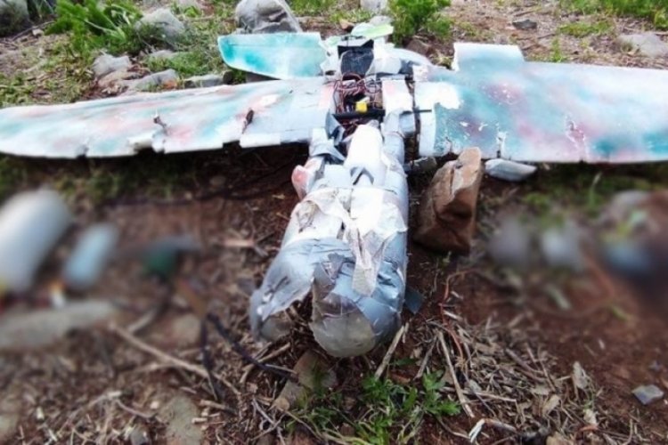 PKK'nın maket uçağı vurularak düşürüldü