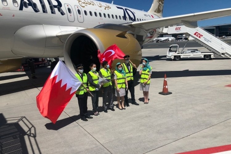 Bahreynli havayolu şirketinden İstanbul'a 14 ay sonra ilk uçuş