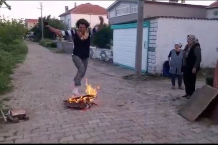 Malkara ve Şark&ouml;y'de hıdrellez ateşi yakıldı