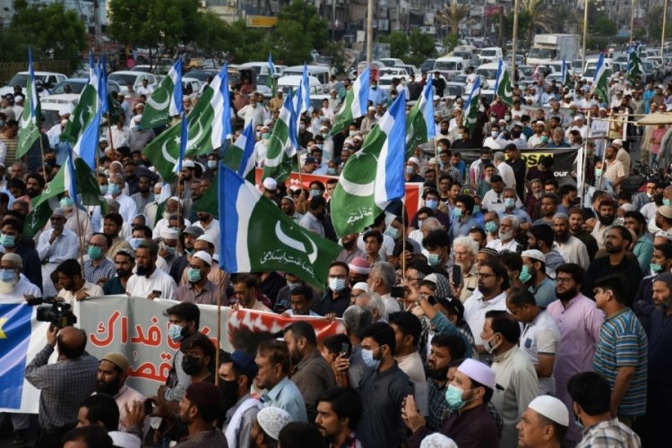 Pakistan'da İsrail karşıtı protesto