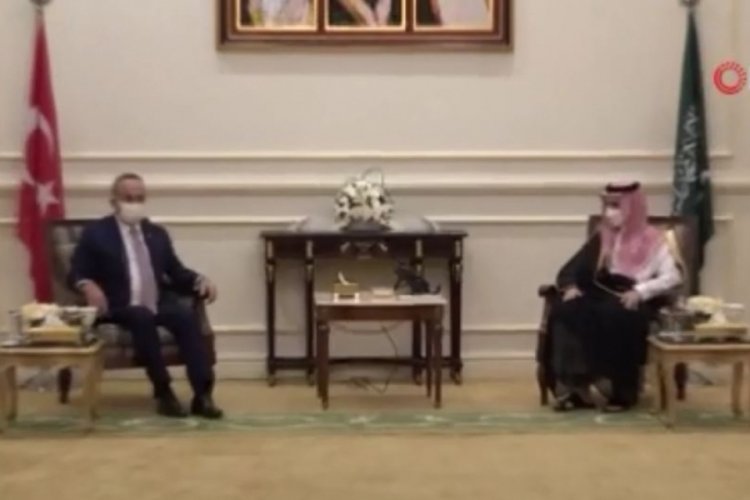 &Ccedil;avuşoğlu, Suudi Arabistanlı mevkidaşı el Suud ile g&ouml;r&uuml;şt&uuml;