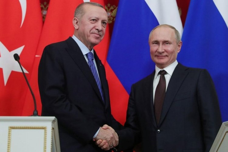 Cumhurbaşkanı Erdoğan Rusya lideri Putin ile g&ouml;r&uuml;şt&uuml;