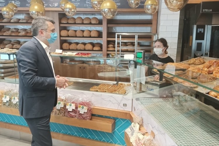 Bursa Yıldırım Belediye Başkanı Yılmaz'dan esnafa ziyaret