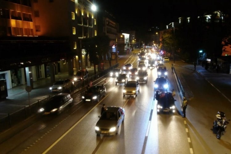 Bursa, Filistin için sokaklara döküldü
