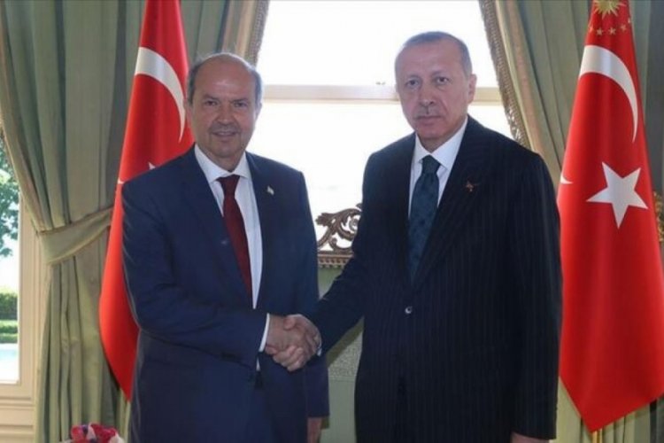 Cumhurbaşkanı Erdoğan, Ersin Tatar ile telefonda g&ouml;r&uuml;şt&uuml;