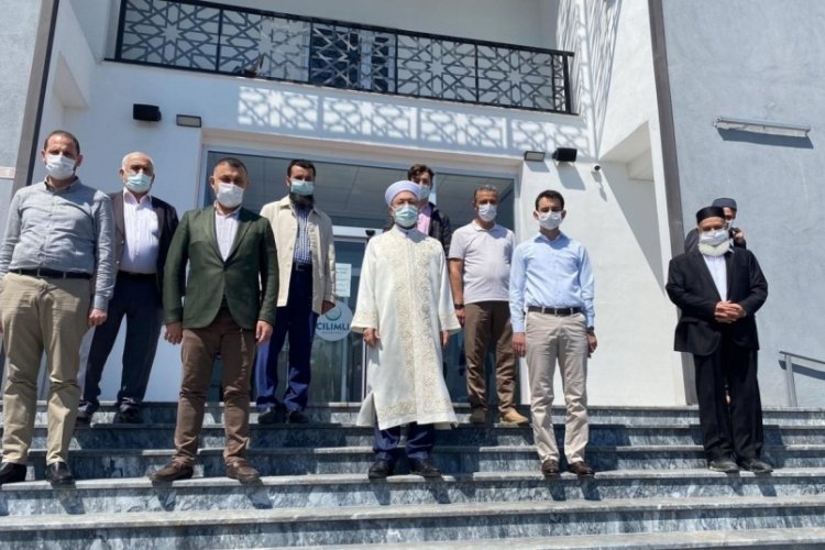 Diyanet İşleri Başkanı Erbaş, &Ccedil;ilimli'de bayramlaştı