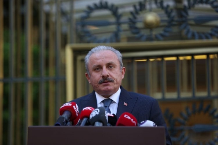 TBMM Başkanı Şentop, Pakistan Mill&icirc; Meclis Başkanı Asad Qaiser ile g&ouml;r&uuml;şt&uuml;
