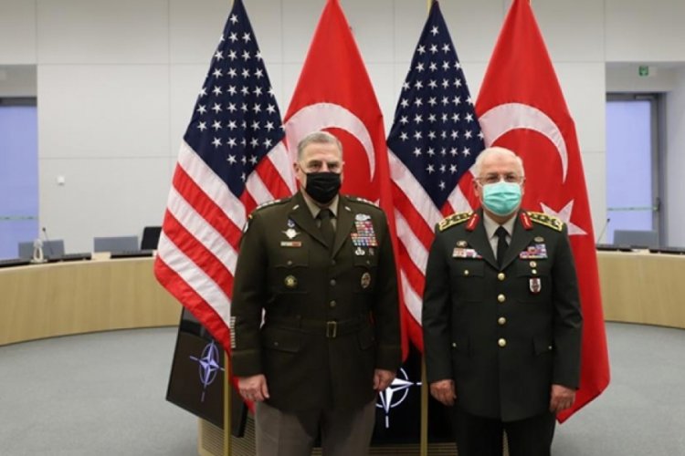 Genelkurmay Başkanı G&uuml;ler, ABD Genelkurmay Başkanı ile g&ouml;r&uuml;şt&uuml;