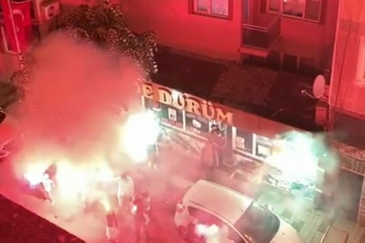 Bursa İng&ouml;l'de meşaleli 19 Mayıs kutlaması