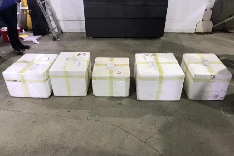 Kargo aracında 40 kilo eroin!