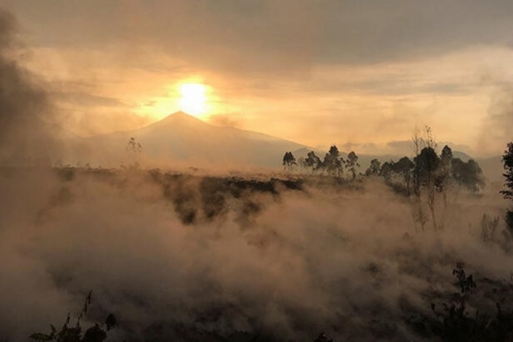 Kongo'da yanardağ patlaması sonucu ilk belirlemelere g&ouml;re 15 kişi hayatını kaybetti
