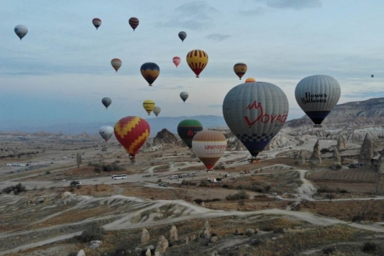 Kapadokya'da balon turları yine iptal oldu