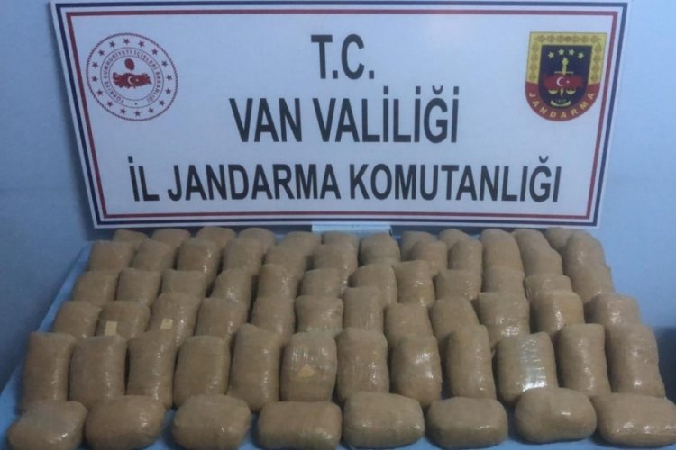 Van'da 66 kilo eroin ele ge&ccedil;irildi