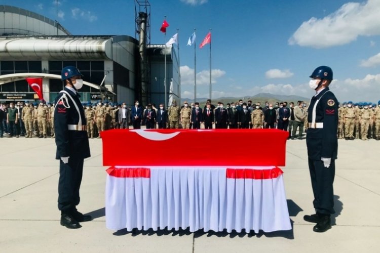 Şehit uzman &ccedil;avuş i&ccedil;in Ağrı'da t&ouml;ren