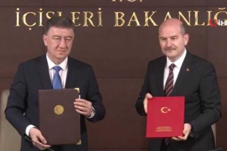 Bakan Soylu, Özbek mevkidaşı Bobojonov'u kabul etti
