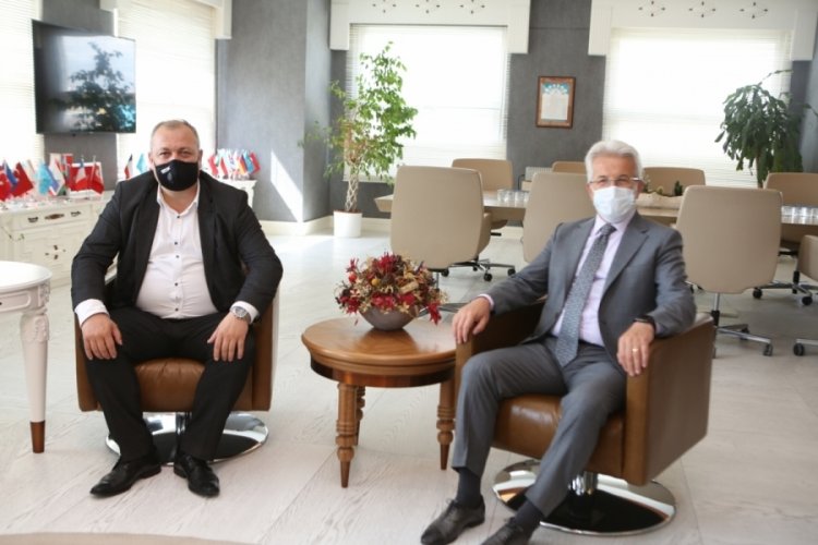 Eğridere Belediye Başkanı Şaban'dan Bursa Nil&uuml;fer'e ziyaret