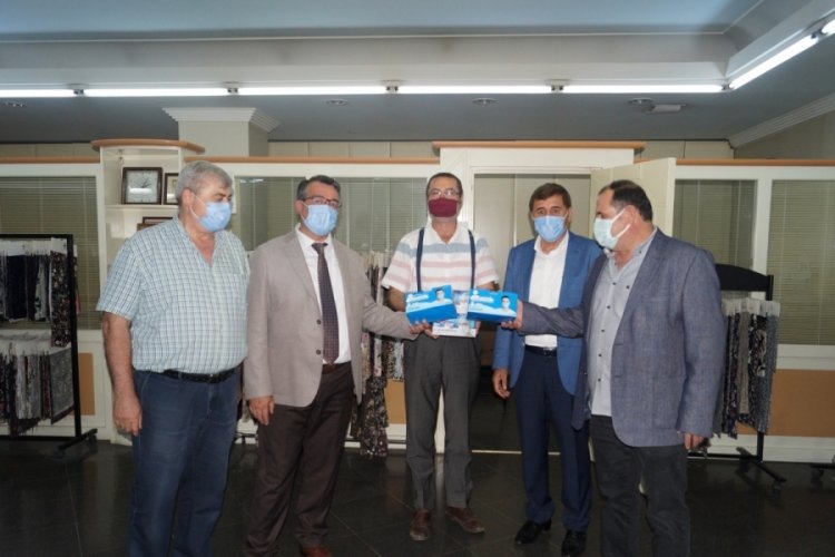 BUTTİM ve Bursa Ticaret ve Sanayi Odası'dan binlerce maske