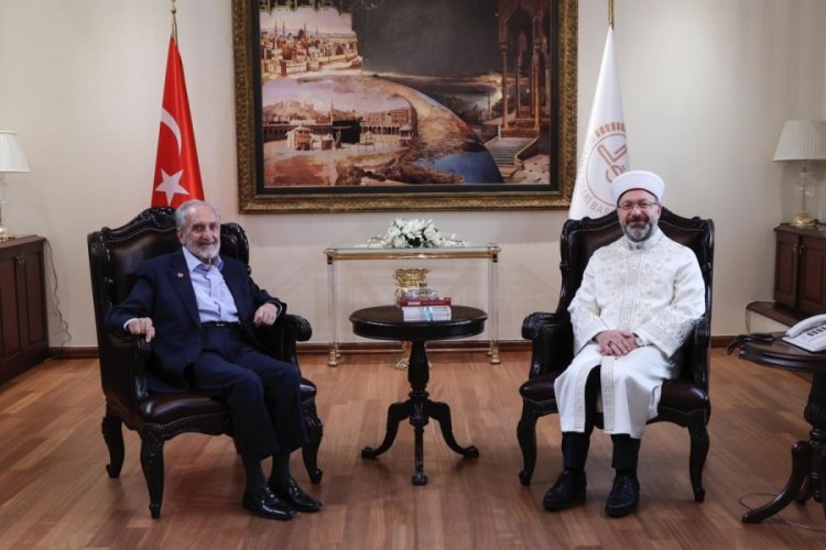 Saadet Partili Asilt&uuml;rk'ten Erbaş'a ziyaret