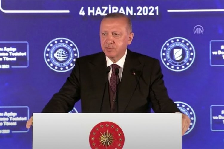 Cumhurbaşkanı Erdoğan, Filyos Limanı a&ccedil;ılışında konuştu